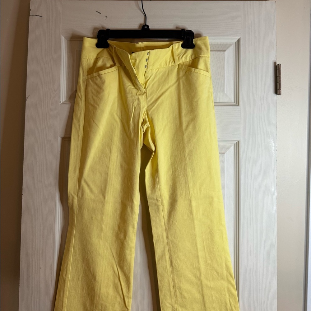 The Limited Sunny Yellow Stretch Pants 8 Long